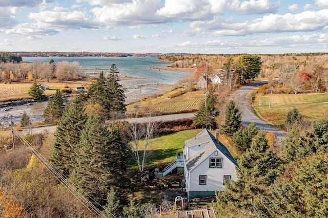 6 Glenmere Rd, Saint George, ME 04860 - overview of rural landscape featuring a nearby body of water