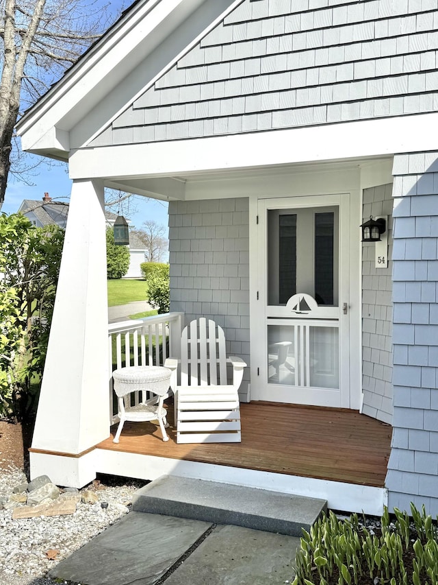 54 Village Way Unit 54, Rockport, ME 04856 - property entrance with a porch