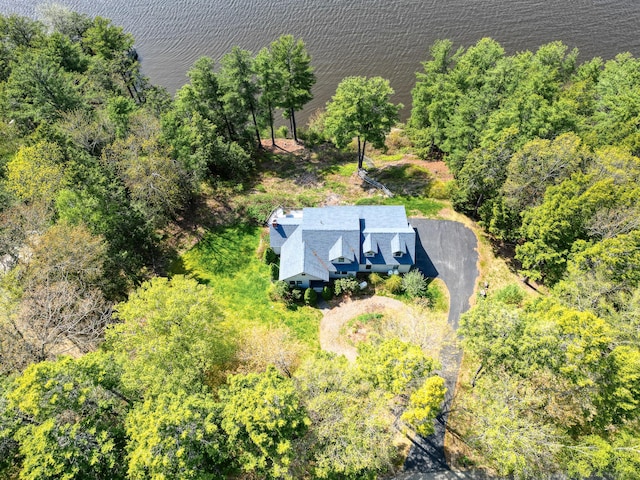 20 Eagle Point Rd, Bath, ME 04530 - view from above of property featuring a large body of water