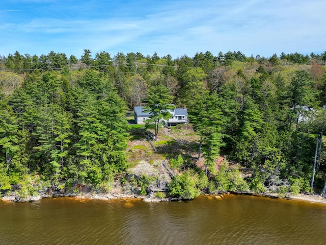 20 Eagle Point Rd, Bath, ME 04530 - drone / aerial view of a heavily wooded area