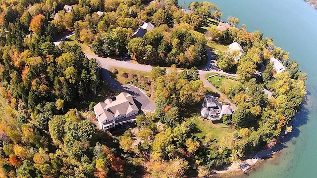 49 Dipper Cove Rd, Harpswell, ME 04066 - aerial overview of property's location featuring a nearby body of water