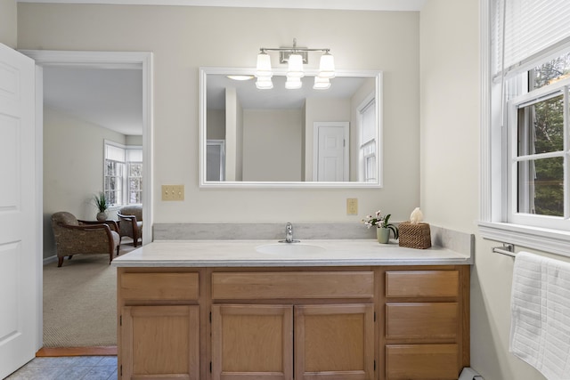 49 Dipper Cove Rd, Harpswell, ME 04066 - bathroom with vanity