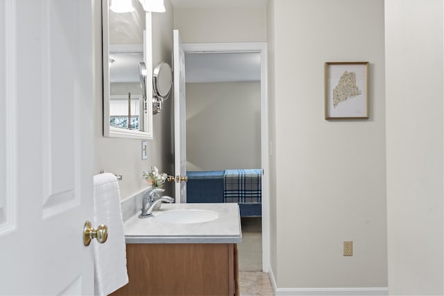 49 Dipper Cove Rd, Harpswell, ME 04066 - bathroom with vanity
