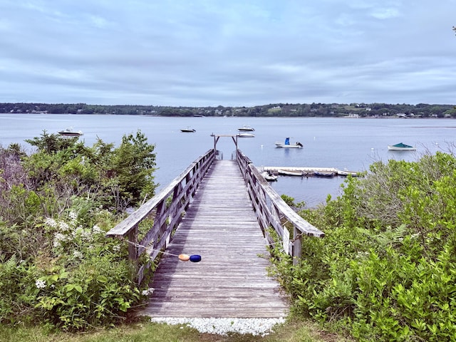 49 Dipper Cove Rd, Harpswell, ME 04066 - dock area with a water view