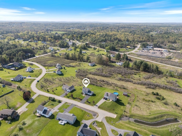 42 Snowberry Dr, Gorham, ME 04038 - view of property location featuring a forest