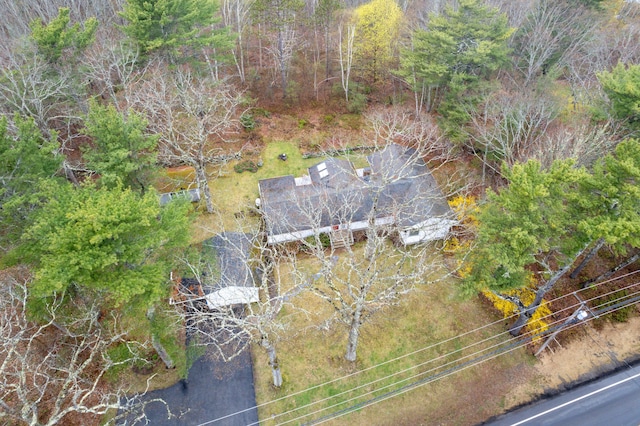 447 Wiscasset Rd, Boothbay, ME 04537 - view from above of property