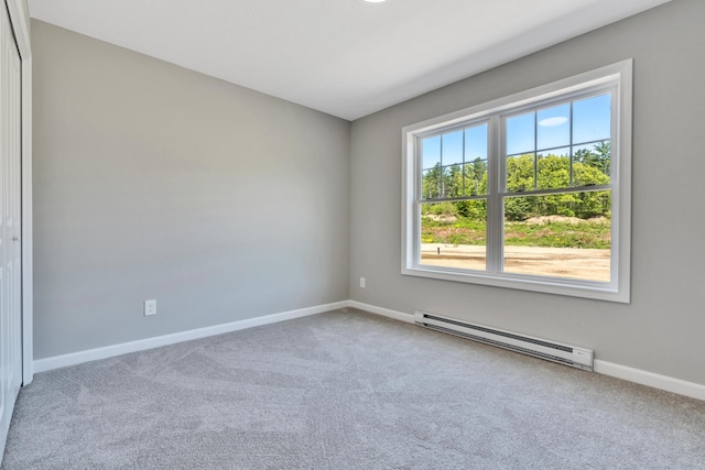 LOT11 Laney Ln, Wells, ME 04090 - spare room featuring baseboard heating, carpet, and baseboards