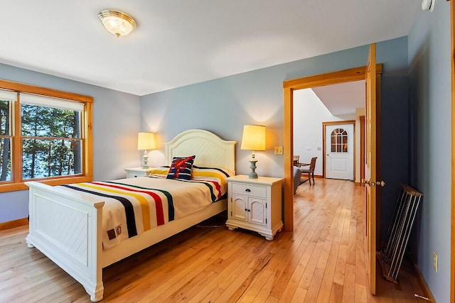 202 Wildewood Ests, Rome, ME 04963 - bedroom with light wood-type flooring