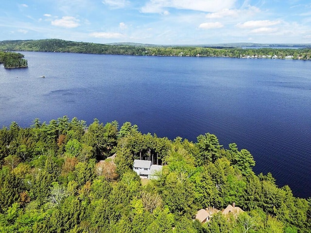 202 Wildewood Ests, Rome, ME 04963 - aerial view of a large body of water and a forest