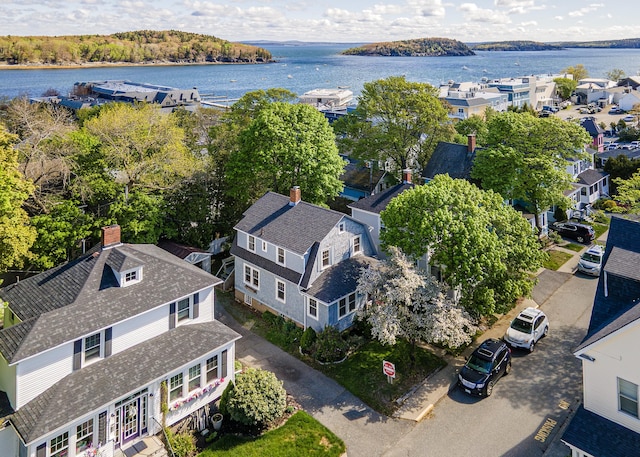 15 Federal St, Bar Harbor, ME 04609 - drone / aerial view of a nearby body of water