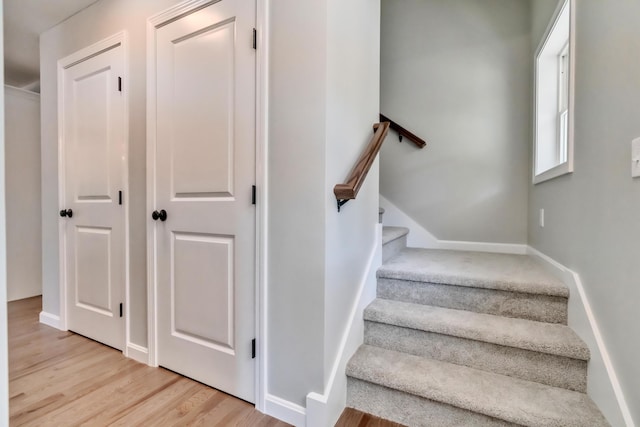 LOT10 Laney Ln, Wells, ME 04090 - staircase with wood finished floors and baseboards