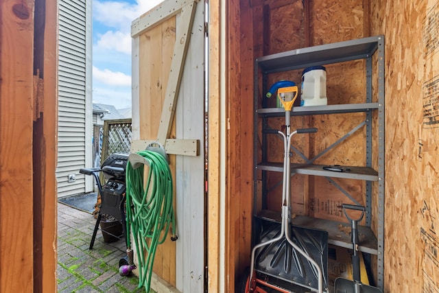view of storage