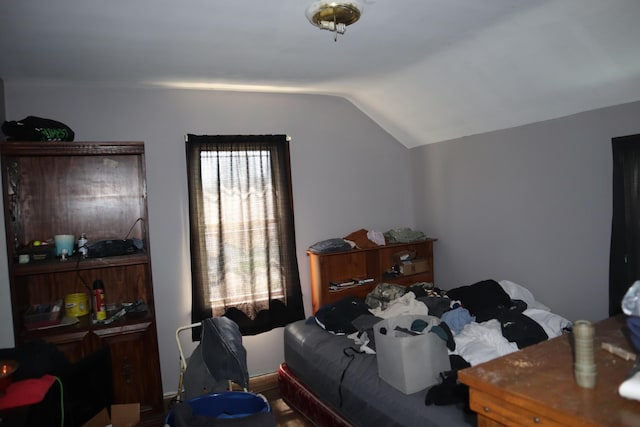 1003-1005 Main St, Vassalboro, ME 04989 - bedroom with vaulted ceiling