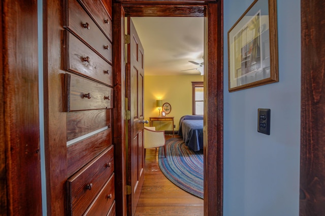 25 Winds Way Dr, Nobleboro, ME 04555 - hallway with wood finished floors