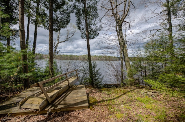 25 Winds Way Dr, Nobleboro, ME 04555 - dock with a water view