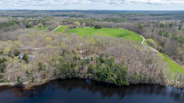25 Winds Way Dr, Nobleboro, ME 04555 - view of property location with a forest and a large body of water