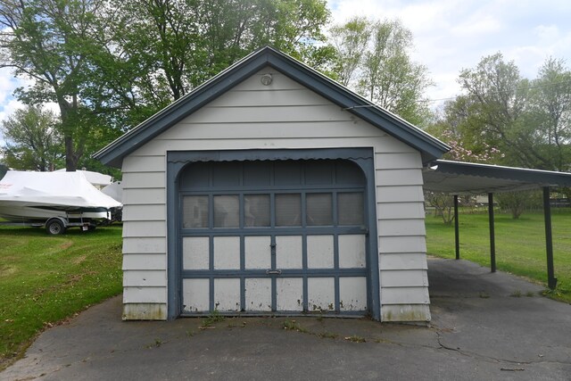 40 Baker St, Bingham, ME 04920 - view of detached garage