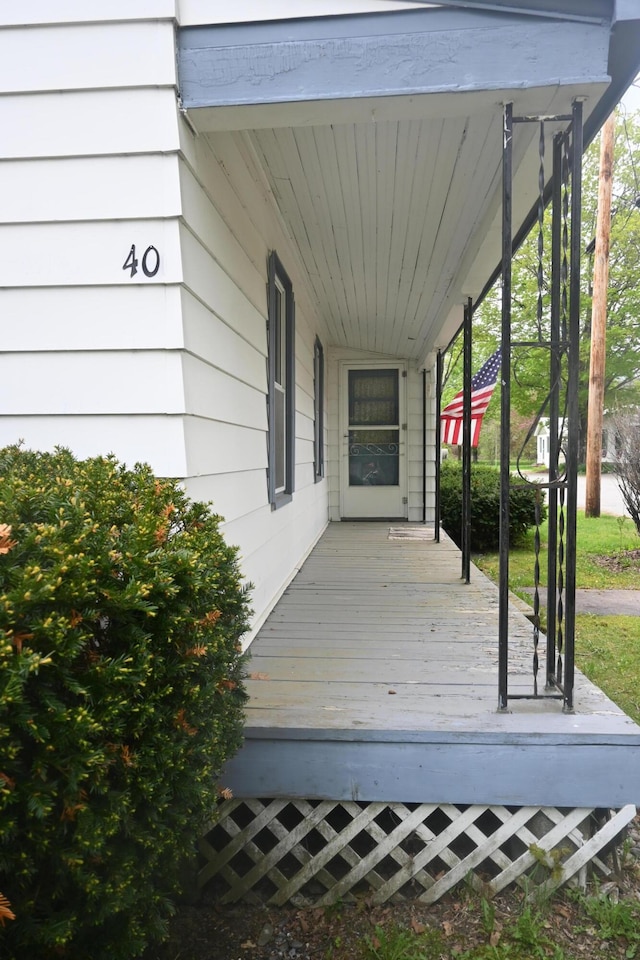 40 Baker St, Bingham, ME 04920 - view of porch