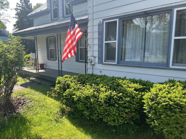 40 Baker St, Bingham, ME 04920 - view of home's exterior featuring covered porch