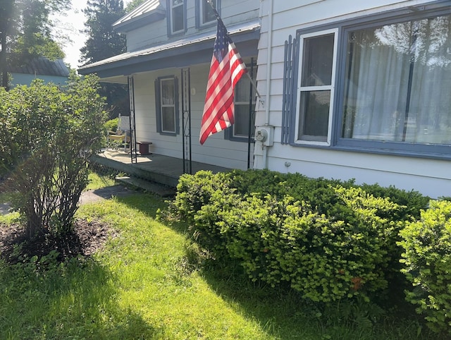 40 Baker St, Bingham, ME 04920 - view of home's exterior featuring covered porch
