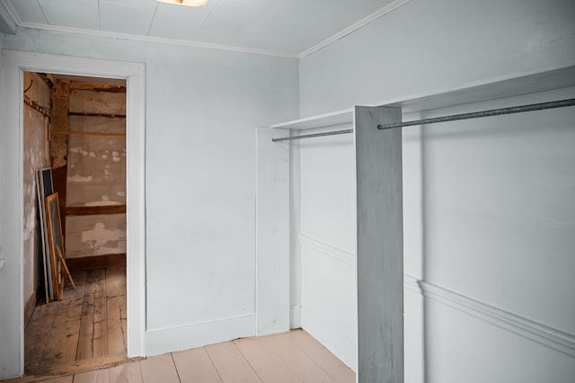 691 N Rd, Parsonsfield, ME 04047 - walk in closet with light wood-type flooring
