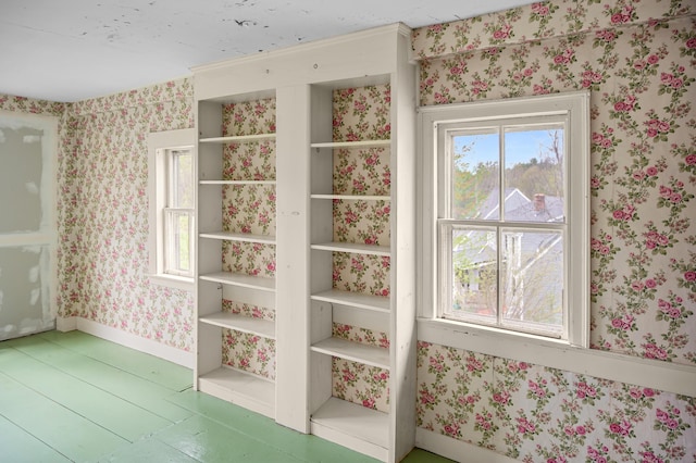 691 N Rd, Parsonsfield, ME 04047 - detailed view of wallpapered walls and baseboards