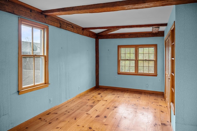 691 N Rd, Parsonsfield, ME 04047 - spare room with plenty of natural light and light wood-style floors