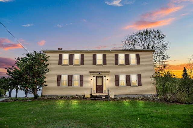 691 N Rd, Parsonsfield, ME 04047 - colonial-style house featuring a front yard
