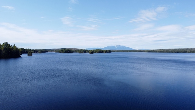 869 Turkey Tail Rd Unit T4, Indian Purchase Twp, ME 04462 - water view featuring mountains