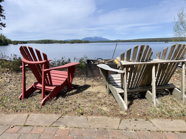 869 Turkey Tail Rd Unit T4, Indian Purchase Twp, ME 04462 - surrounding community featuring a water and mountain view