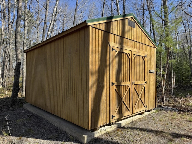 53 Pigeon Rd, Fletchers Landing Twp, ME 04605 - view of shed
