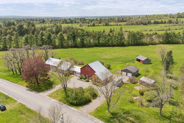 538 Malbons Mills Rd, Skowhegan, ME 04976 - aerial view of sparsely populated area