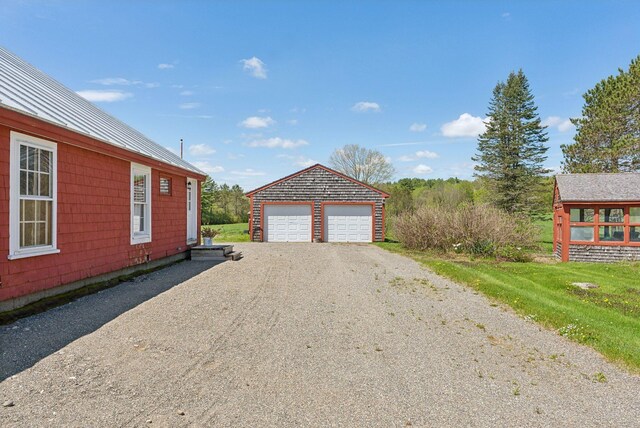 538 Malbons Mills Rd, Skowhegan, ME 04976 - view of detached garage