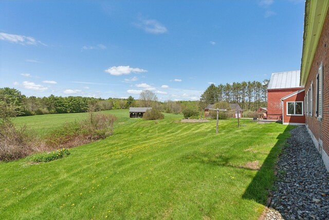 538 Malbons Mills Rd, Skowhegan, ME 04976 - view of grassy yard with a view of rural / pastoral area