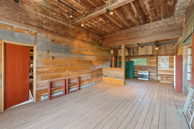 538 Malbons Mills Rd, Skowhegan, ME 04976 - interior space with a baseboard radiator