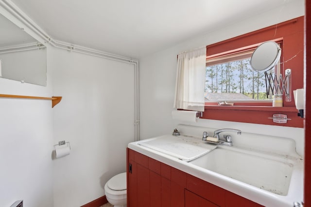 538 Malbons Mills Rd, Skowhegan, ME 04976 - bathroom with a sink and toilet