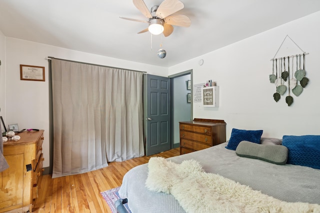 176 Second St, Auburn, ME 04210 - bedroom featuring wood finished floors and ceiling fan