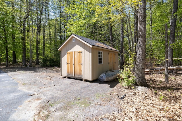 212 New Dam Rd, Waterboro, ME 04061 - view of shed with a view of trees
