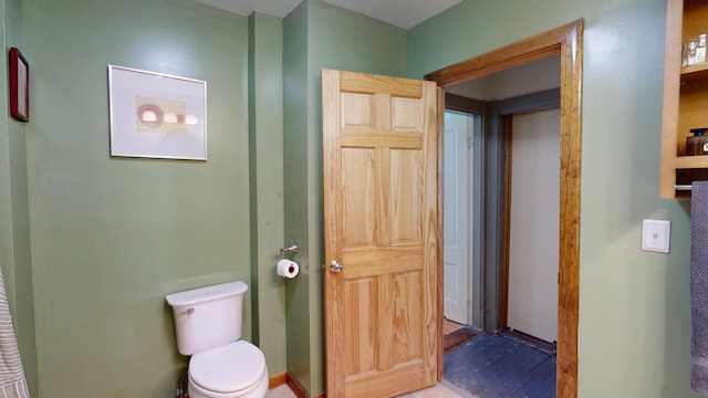 19 Russell St, Bangor, ME 04401 - bathroom with toilet and wood finished floors