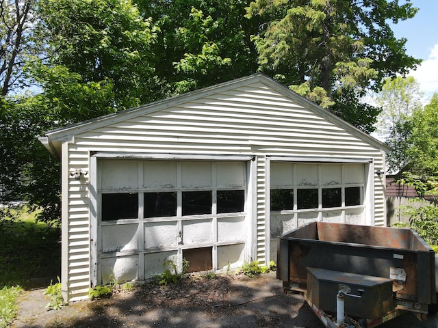19 Russell St, Bangor, ME 04401 - view of detached garage