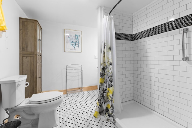 21 Linekin Rd, Boothbay Harbor, ME 04538 - full bath featuring a shower stall and toilet