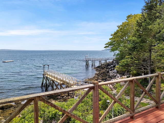21 Linekin Rd, Boothbay Harbor, ME 04538 - dock featuring a water view