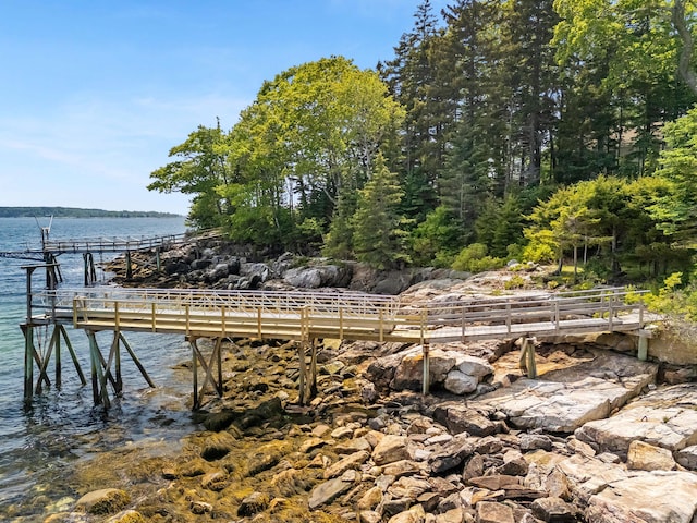 21 Linekin Rd, Boothbay Harbor, ME 04538 - dock featuring a water view