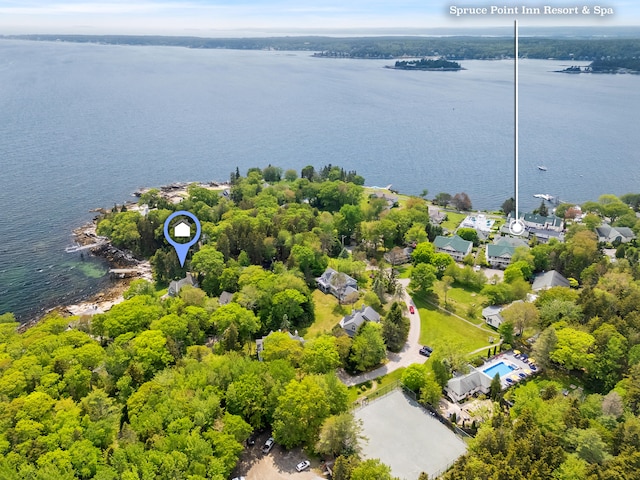 21 Linekin Rd, Boothbay Harbor, ME 04538 - aerial view of a large body of water