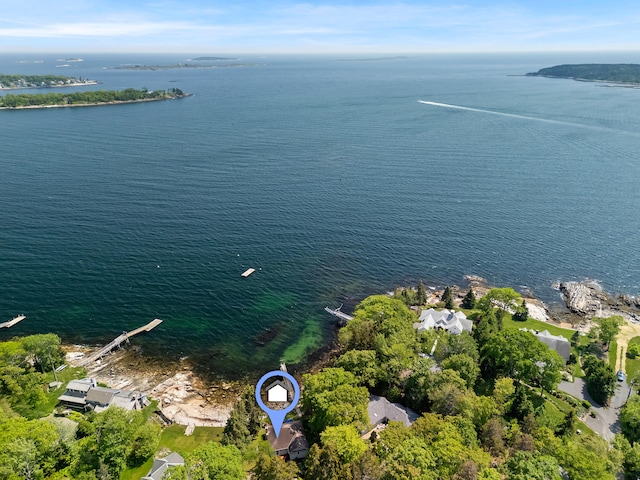 21 Linekin Rd, Boothbay Harbor, ME 04538 - view of property location with a nearby body of water
