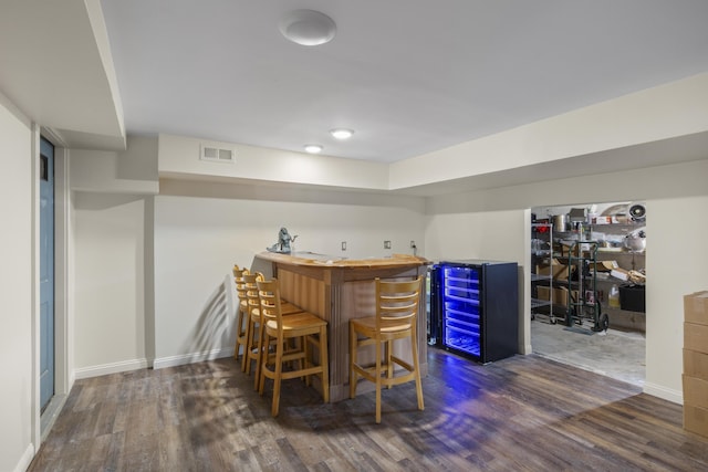 17 Westview Rd, Damariscotta, ME 04543 - indoor wet bar featuring wood finished floors and baseboards