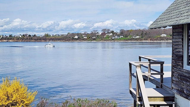 61 W Shore Rd, Harpswell, ME 04079 - dock with a water view