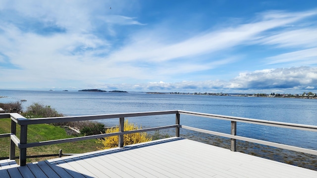 61 W Shore Rd, Harpswell, ME 04079 - dock area with a water view