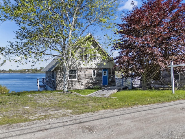 61 W Shore Rd, Harpswell, ME 04079 - view of front of home featuring a water view