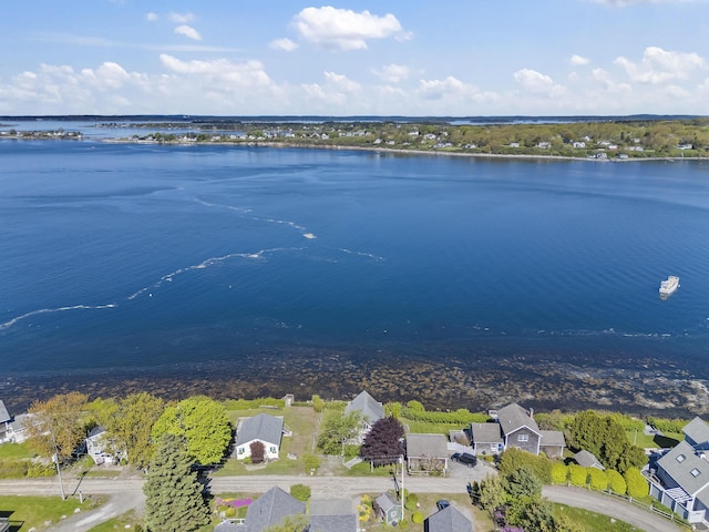 61 W Shore Rd, Harpswell, ME 04079 - aerial view of property and surrounding area featuring a nearby body of water and nearby suburban area